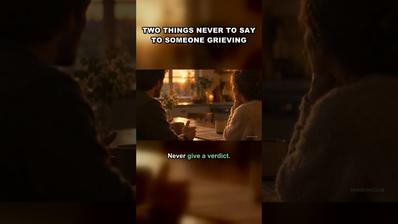 Two Things Never to Say to Someone Who Is Grieving (and What to Say Instead)