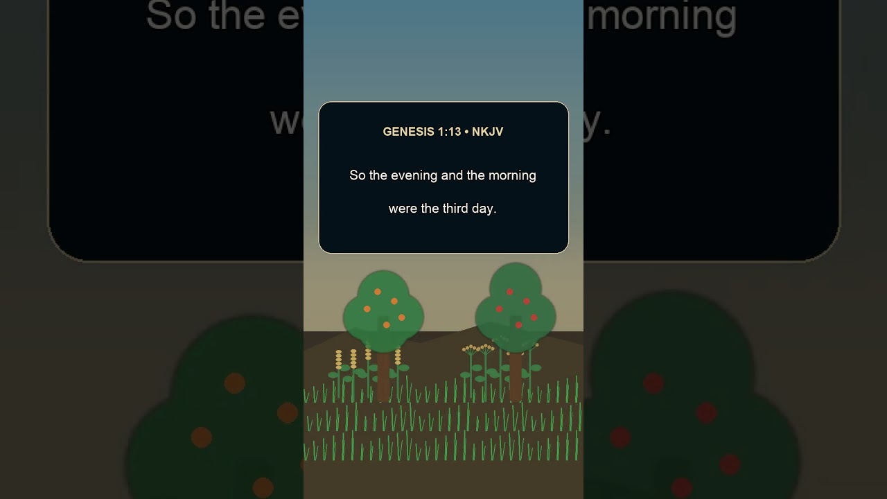 Genesis 1:13 — The Third Day Complete