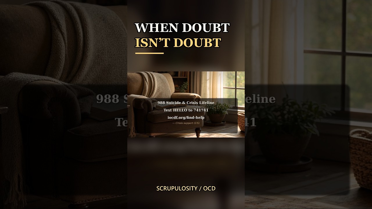 When Your Doubt Is Not Doubt | Scrupulosity & Religious OCD