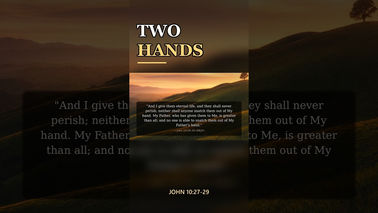 Two Hands That Will Not Let You Go | John 10:27-29