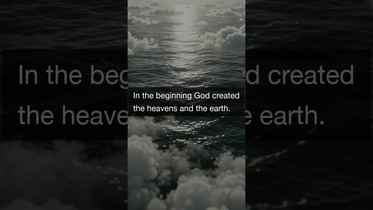 Genesis 1:1 — Before Everything, God | One Verse Every Day