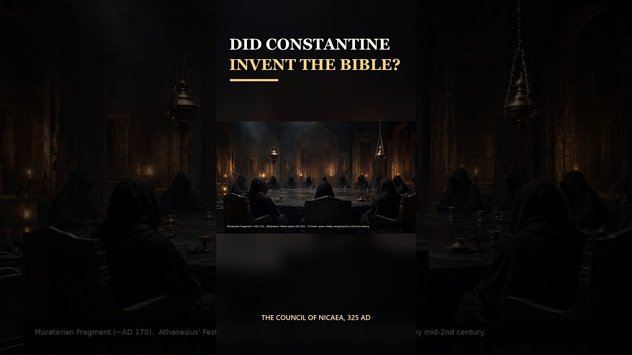 Did Constantine Invent the Bible at Nicaea?